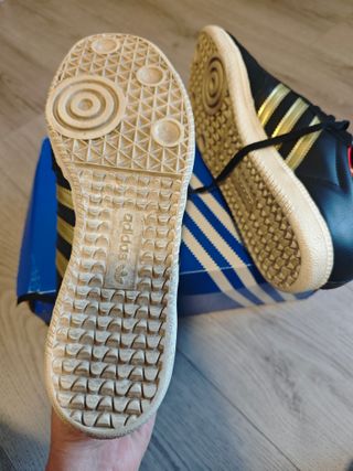 Adidas Samba Sneakers Nero Oro