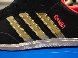 Adidas Samba Sneakers Nero Oro