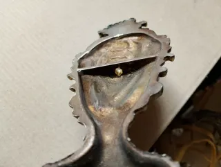 Applique ottone anni 60 con pendenti