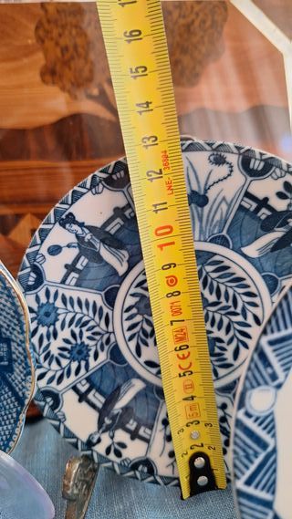 Platos decorativos azules 14 cm