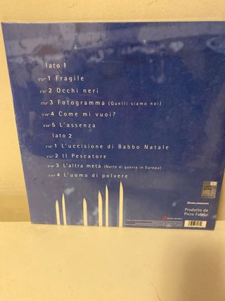 Fiorella Mannoia fragile Vinile Blu