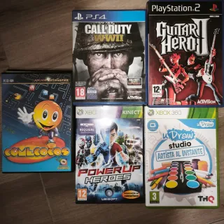 Lote Videojuegos PS4, PS2, Xbox 360 y pc