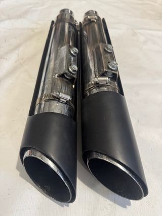 Harley Davidson Dyna Vance Hines 3 pulgadas Twin S