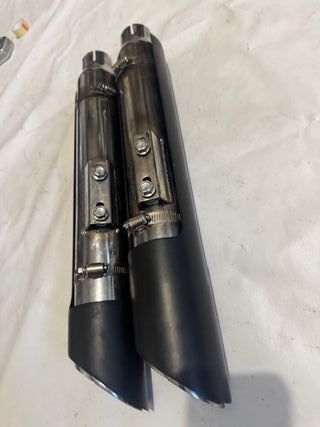 Harley Davidson Dyna Vance Hines 3 pulgadas Twin S