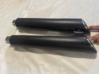 Harley Davidson Dyna Vance Hines 3 pulgadas Twin S