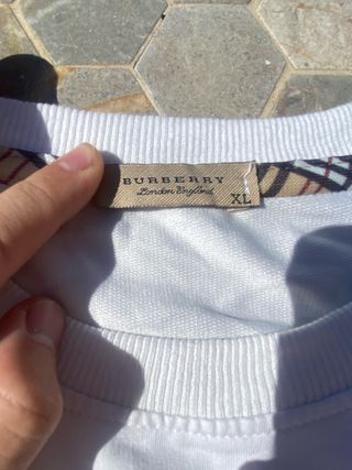 Jersey Burberry Blanco Talla M