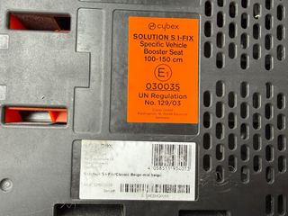 Silla coche Cybex isofix regulable