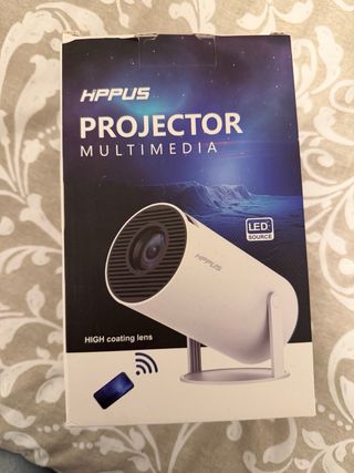 Proyector Portátil Blanco y Negro