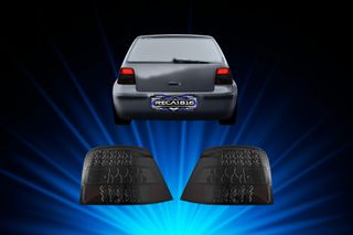 Pilotos LED Negros VW Golf 4