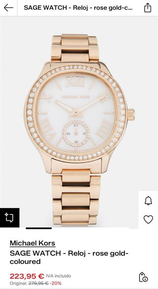 Michael Kors MK4806 Reloj Mujer Oro Rosa