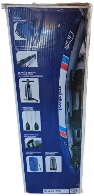 Kayak hinchable Mistral con asientos