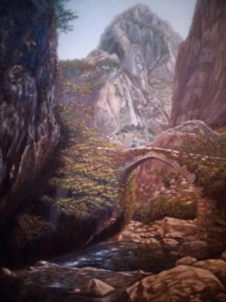 Cuadro, óleo original y firmado de 80x65 cms