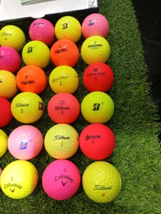 30 palline da golf miste colori assortiti
