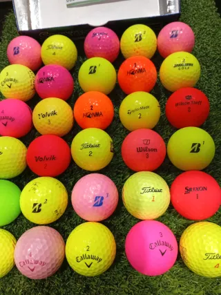 30 palline da golf miste colori assortiti