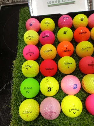 30 palline da golf miste colori assortiti