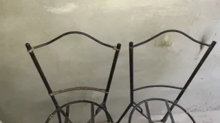 Estructuras silla forja ver fotos.precio unidad.