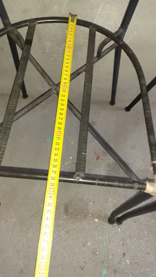 Estructuras silla forja ver fotos.precio unidad.
