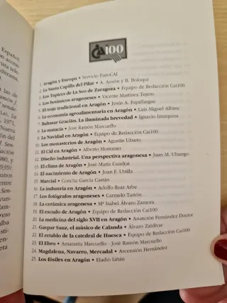 Coleccion 100 libros Aragón