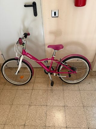 Bicicleta Infantil Btwin 20 Rosa