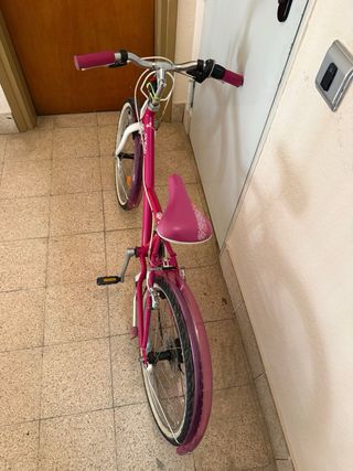 Bicicleta Infantil Btwin 20 Rosa