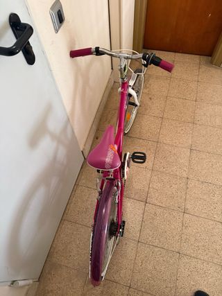 Bicicleta Infantil Btwin 20 Rosa