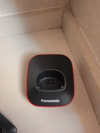 Teléfono Inalámbrico Panasonic Negro DUO.