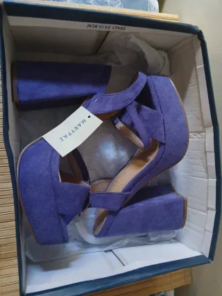 Sandalias Marypaz Moradas Talla 36