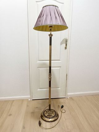 Lámpara de pie vintage latón Bejorama