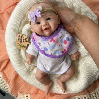 Bebé Reborn Silicona Platino Sólida 30 cm - Erika