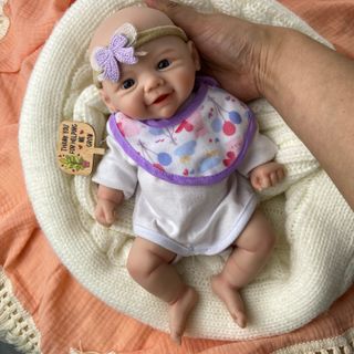 Bebé Reborn Silicona Platino Sólida 30 cm - Erika