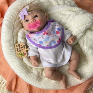 Bebé Reborn Silicona Platino Sólida 30 cm - Erika