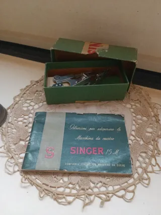 Libretto, oliatore e ricambi Singer 15 M