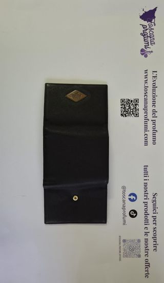 Portafoglio Toscana Profumi nero e marrone