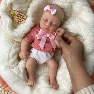 Bebé Reborn Silicona Platino Sólida 30 cm - Mara