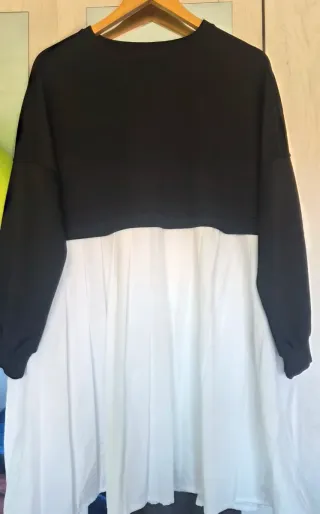 Camisola Talla 50 Negro y Blanco