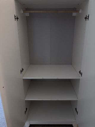 Armario infantil blanco de madera