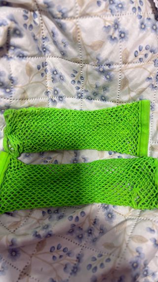 Guantes rejilla neón