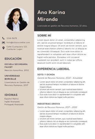 Hago Currículums profesionales