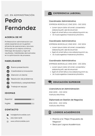 Hago Currículums profesionales