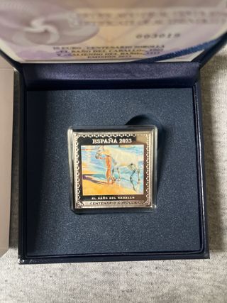 Moneda Plata J. Sorolla 2023