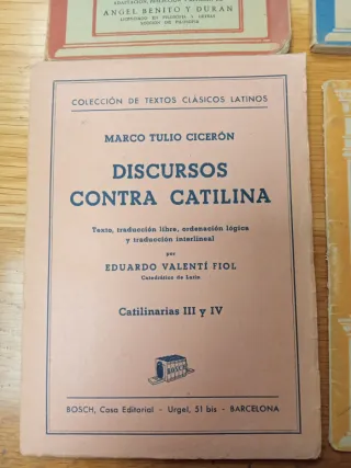 Lote libros latinos