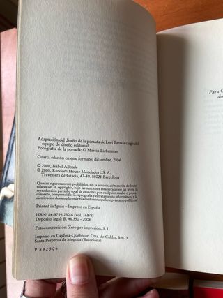 LIBROS DE ISABEL ALLENDE