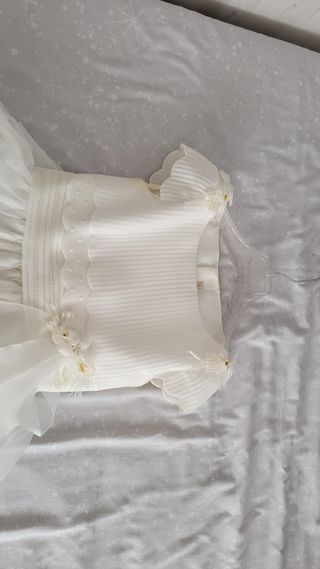 Vestido de Comunión Tizzas Blanco Talla 115