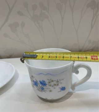 Juego 6 tazas café Arcopal vintage floral
