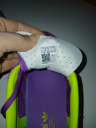 Gazelle Mujer Talla 40 Morado/Verde