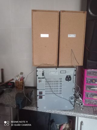 Equipo de música Sony negro