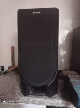 Equipo de música Sony negro
