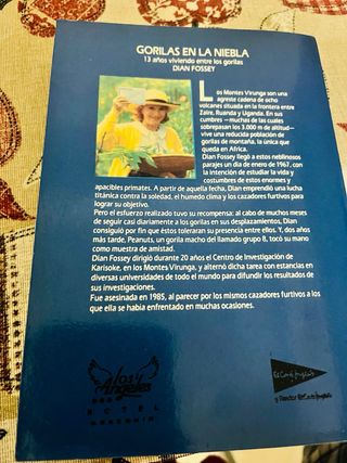 Libro Gorilas en la niebla
