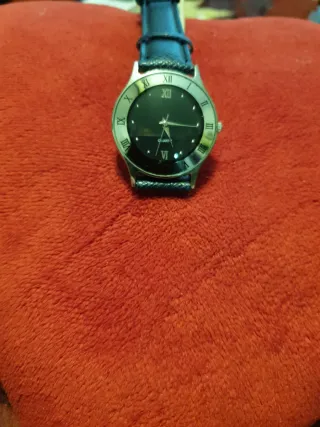 Reloj Juvenil Unisex Negro y Azul