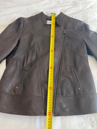 Chaqueta Piel TAIFUN Talla M Marrón